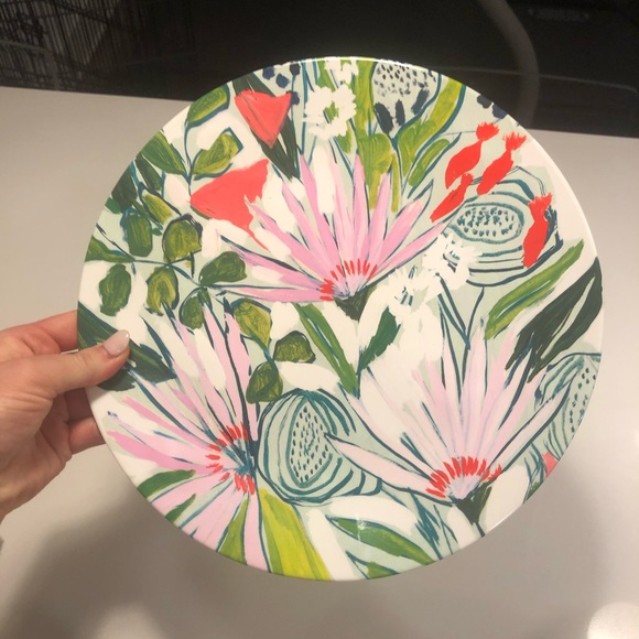 NOT FOR SALE Anthropologie Lulie Wallace Melamine dinner plates - Picture 3 of 7